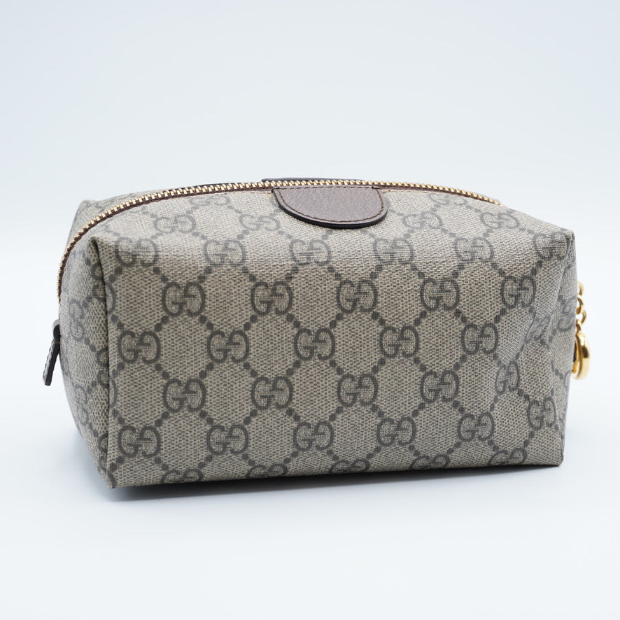 Gucci GG Supreme Monogram Canvas Ophidia Cosmetic Case