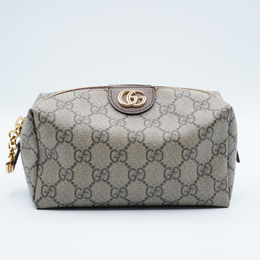 Gucci GG Supreme Monogram Canvas Ophidia Cosmetic Case