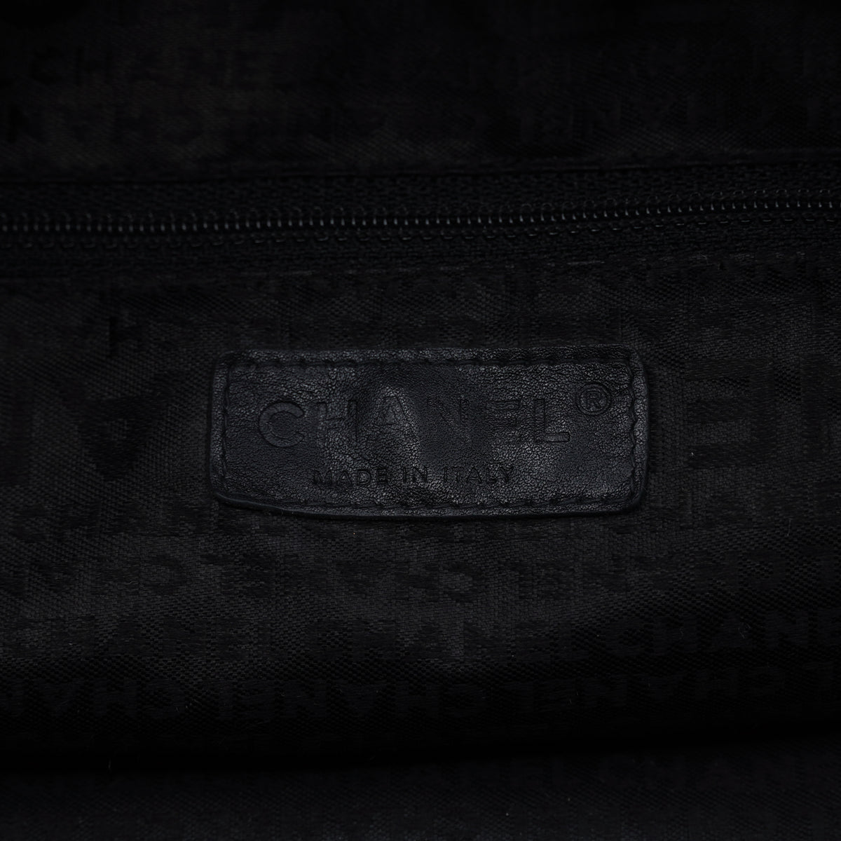 Chanel Black Chocolate Bar Tote Bag