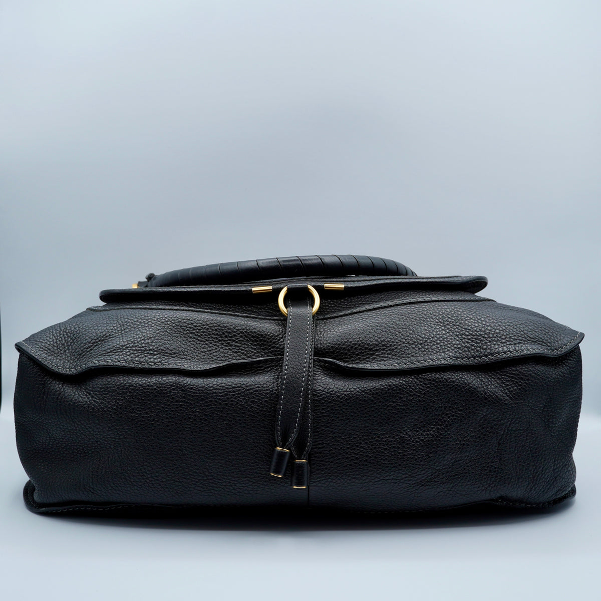 Chloe Calfskin Medium Marcie Satchel Black