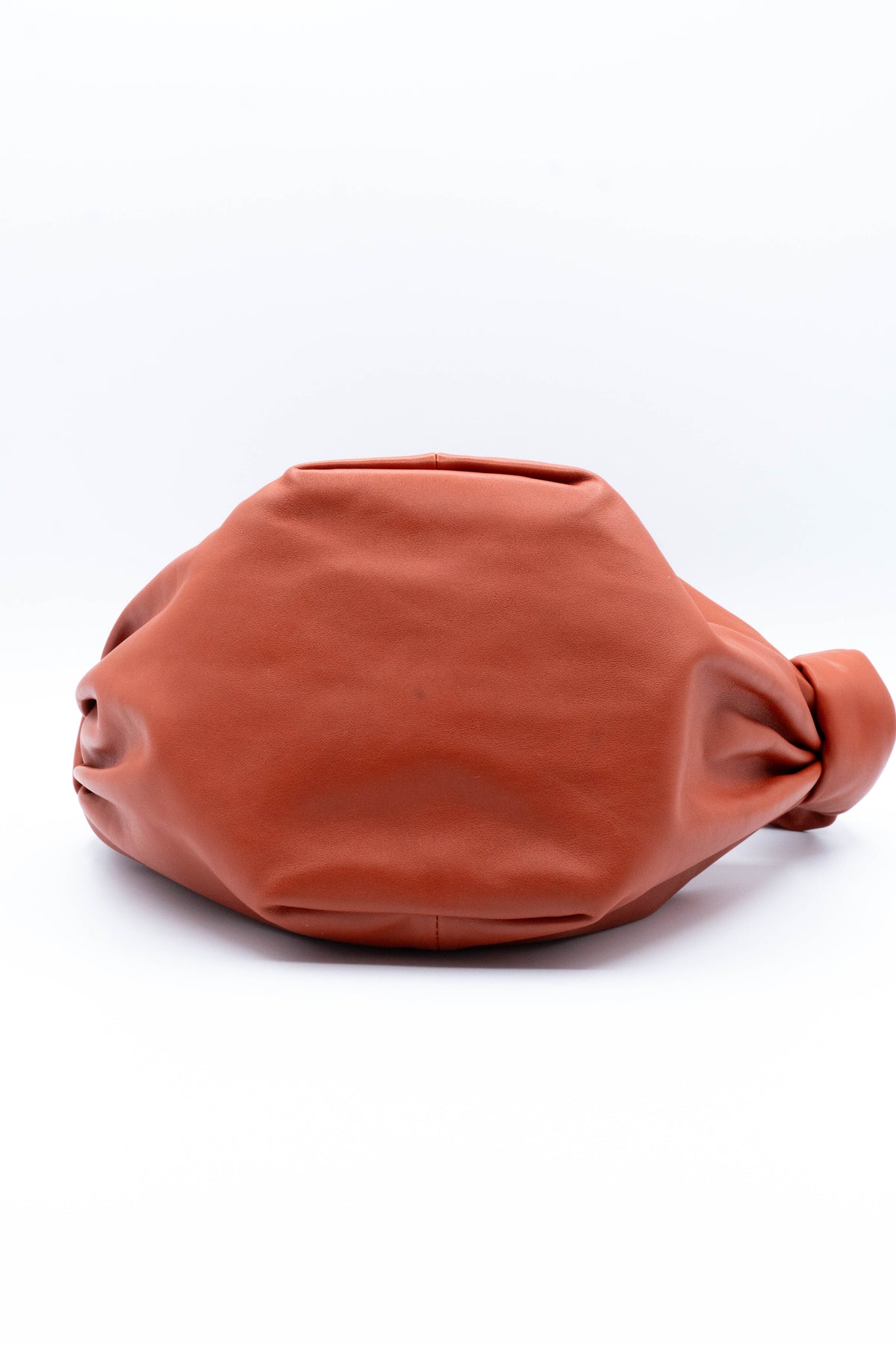 Bottega Veneta Calfskin Mini Double Knot Bag Orange