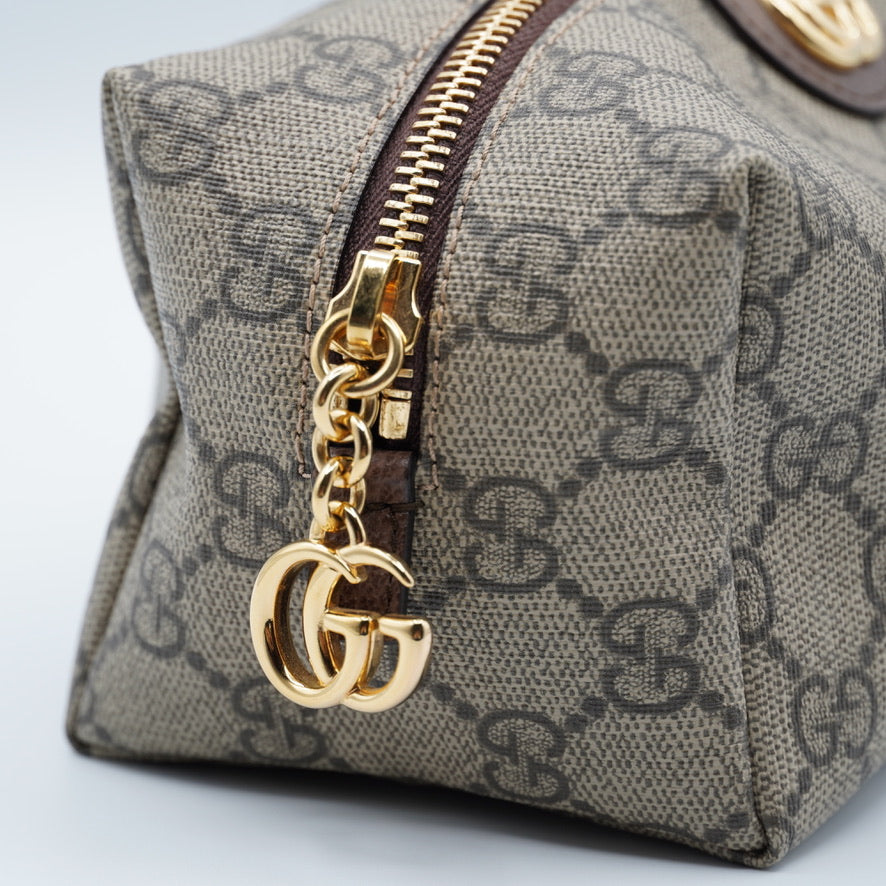 Gucci GG Supreme Monogram Canvas Ophidia Cosmetic Case