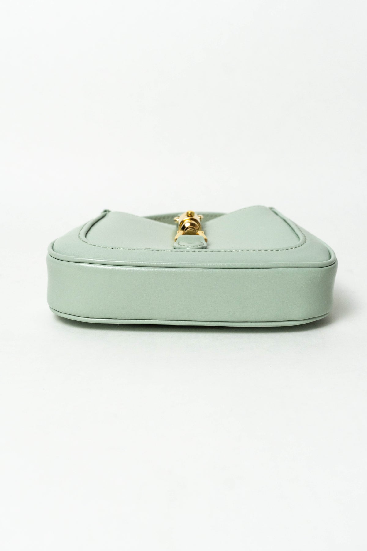 Gucci Jackie 1961 Chain Hobo Leather Super Mini Green