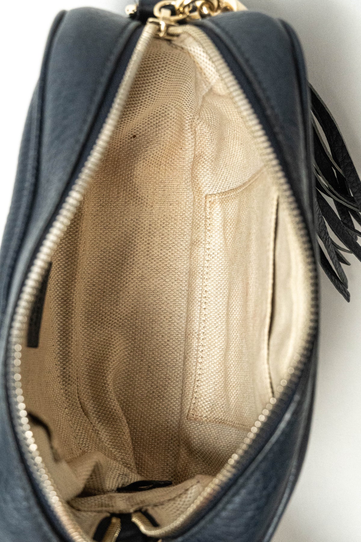 Gucci Pebbled Calfskin Small Soho Disco Bag Black