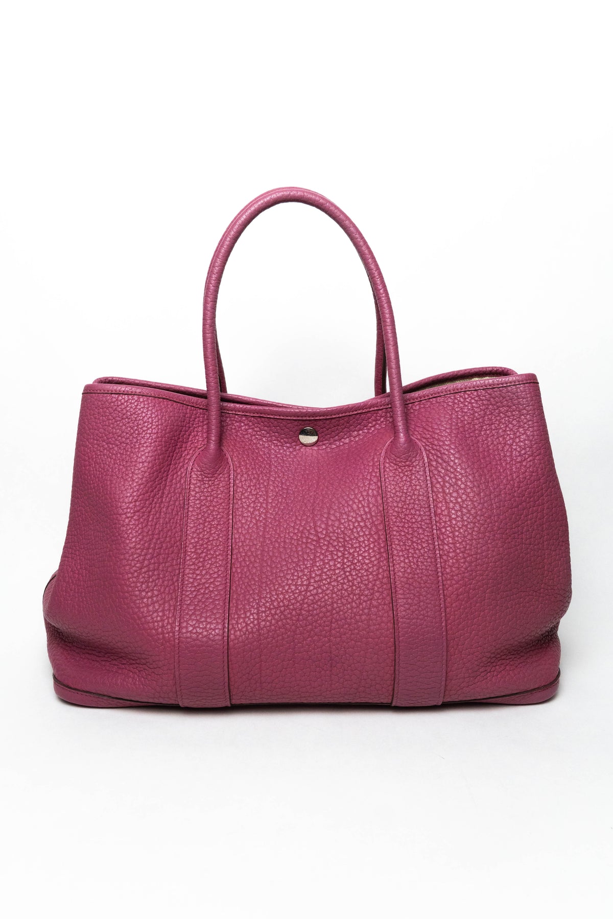 Hermes Fjord Garden Party Tote 36 MM Tosca