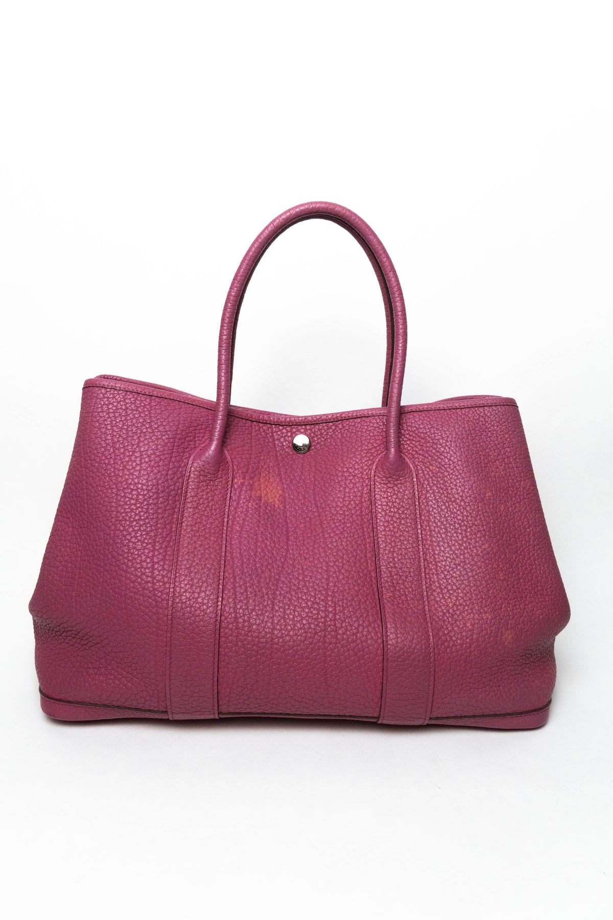 Hermes Fjord Garden Party Tote 36 MM Tosca