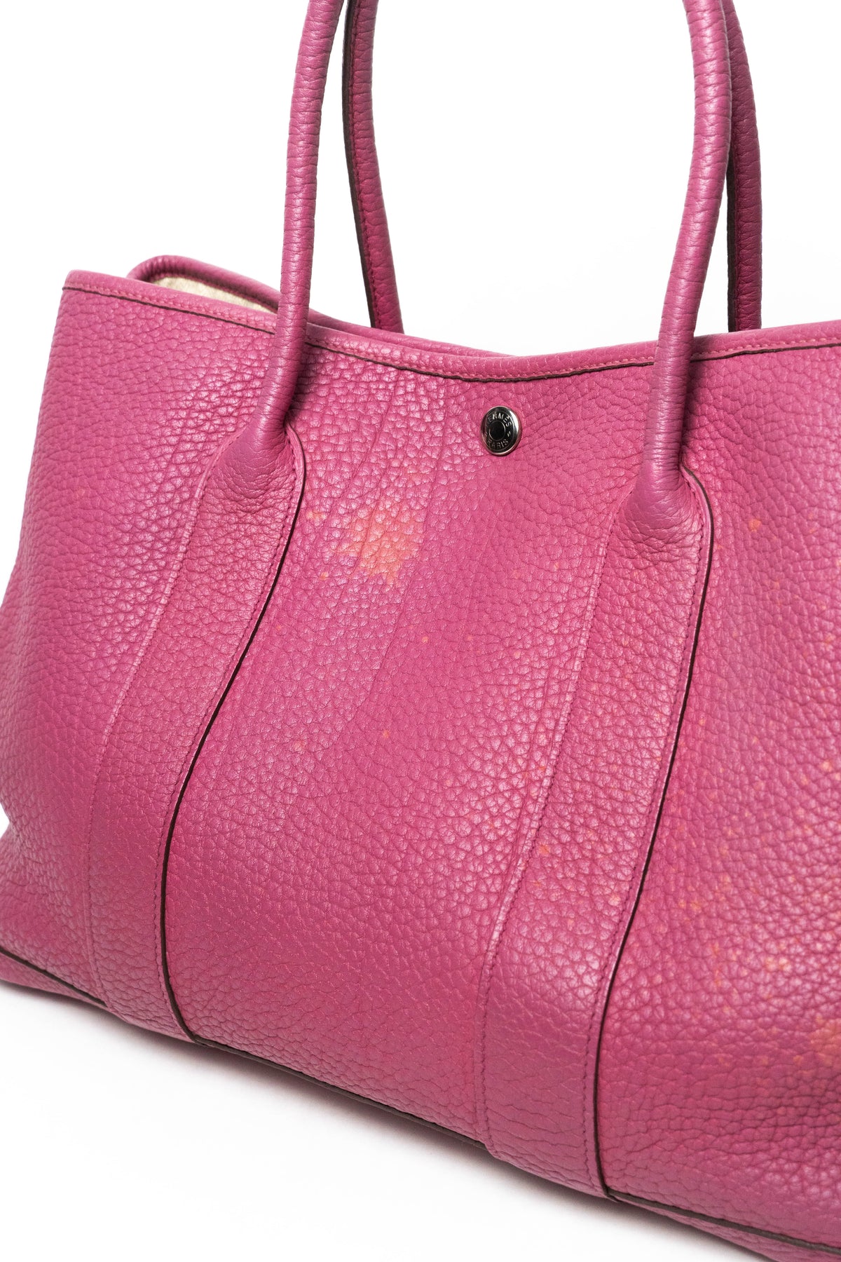 Hermes Fjord Garden Party Tote 36 MM Tosca