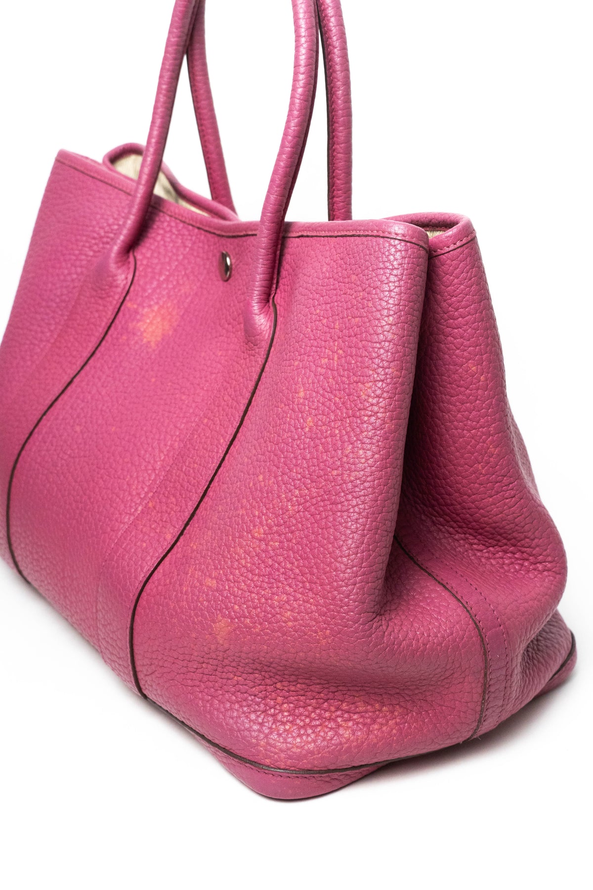 Hermes Fjord Garden Party Tote 36 MM Tosca