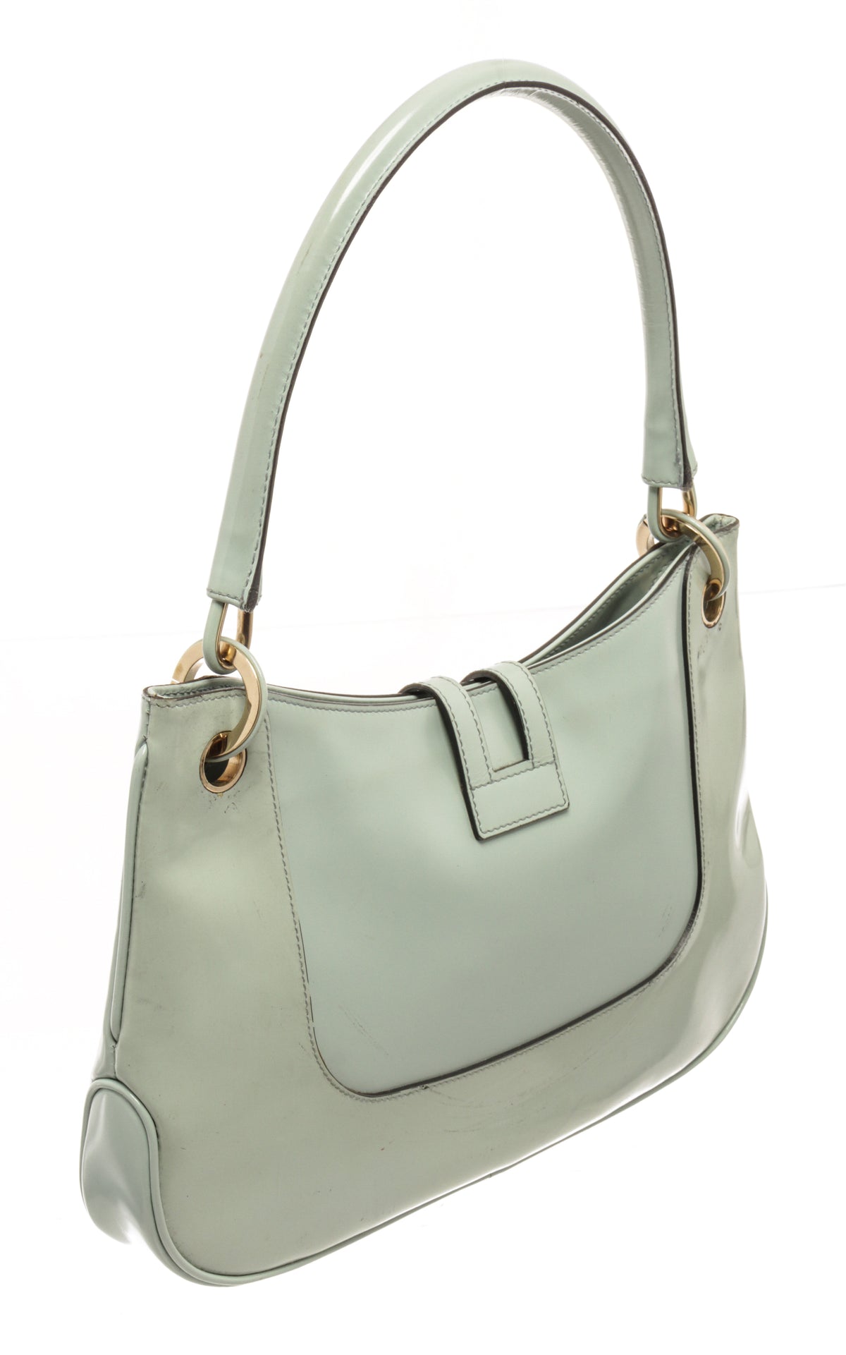 Gucci Pastel Green Jackie Baguette