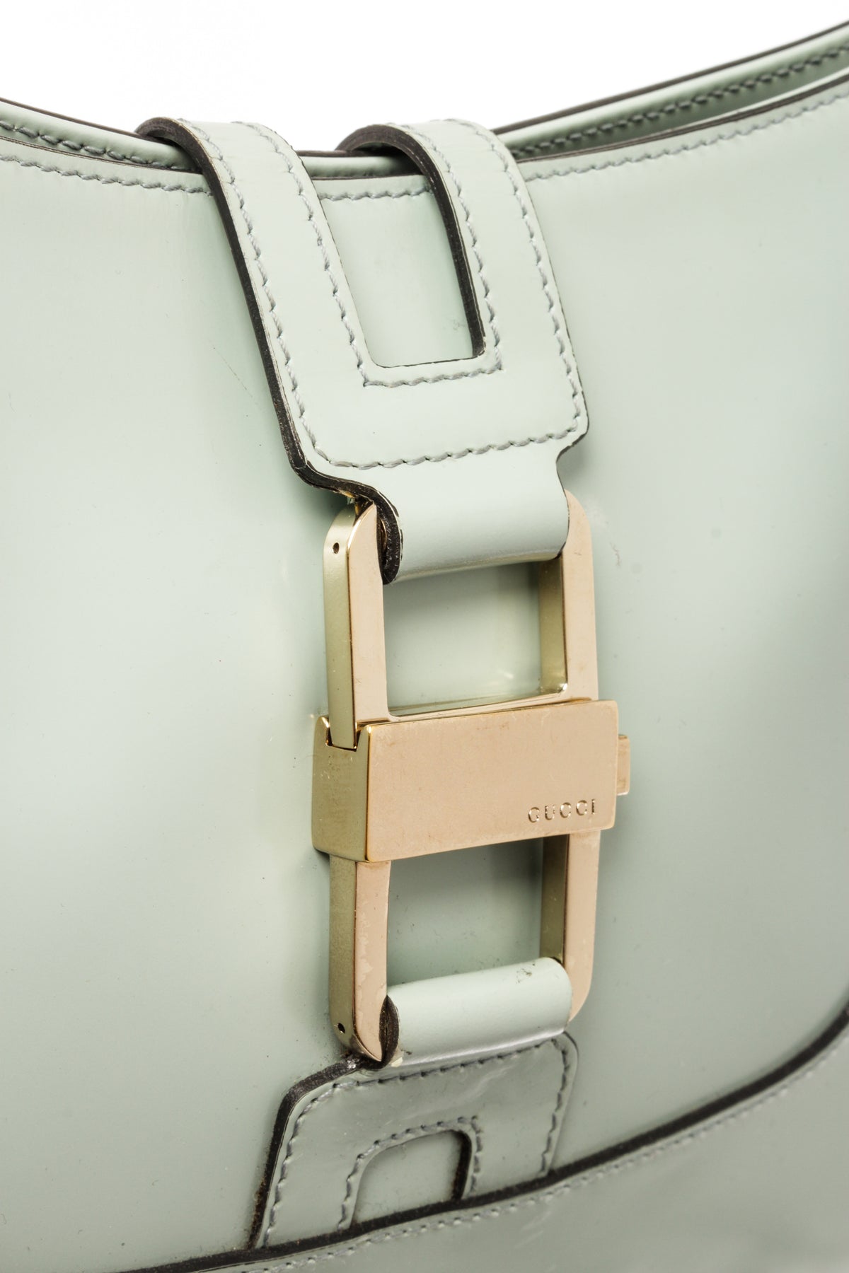 Gucci Pastel Green Jackie Baguette