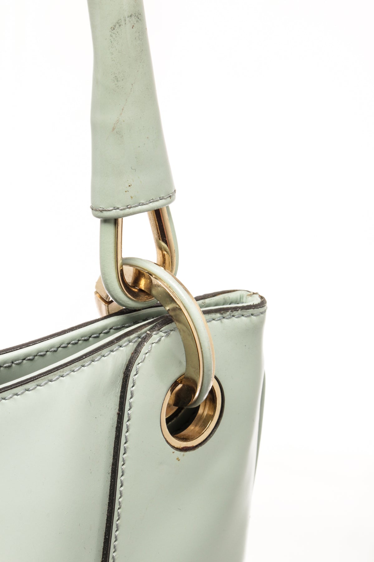 Gucci Pastel Green Jackie Baguette