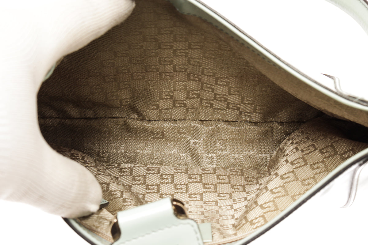 Gucci Pastel Green Jackie Baguette