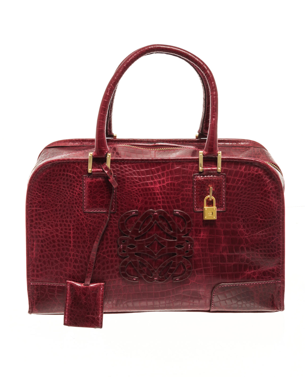 Loewe Maroon Crocodile Amazona 28
