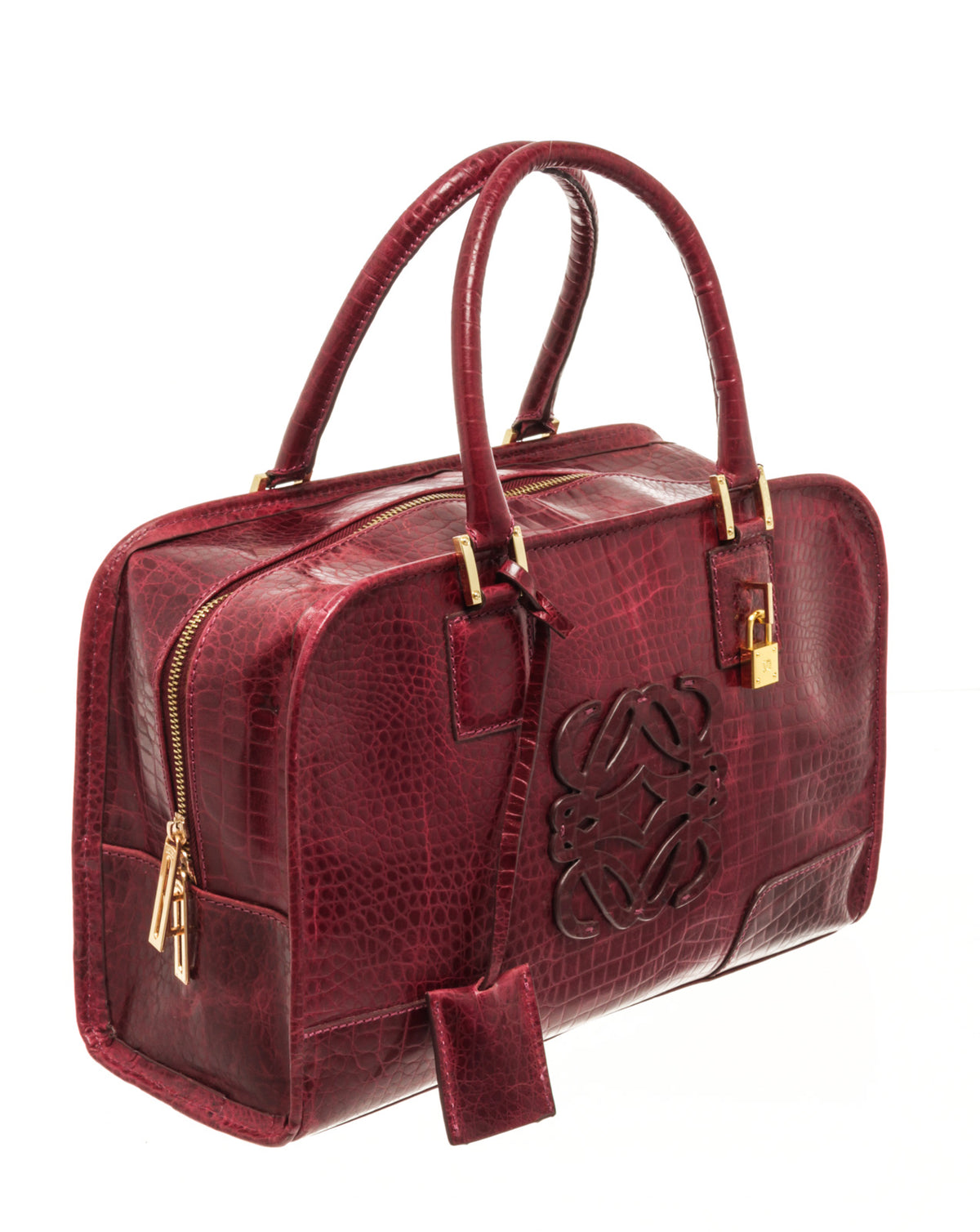 Loewe Maroon Crocodile Amazona 28