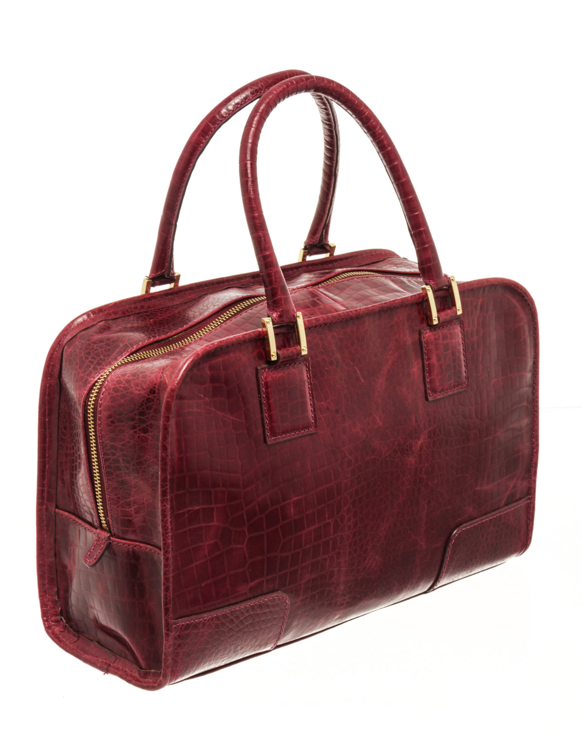 Loewe Maroon Crocodile Amazona 28