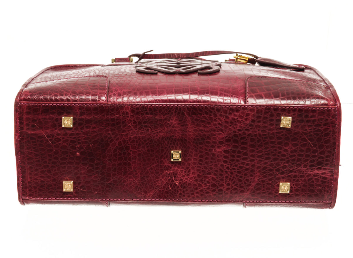 Loewe Maroon Crocodile Amazona 28