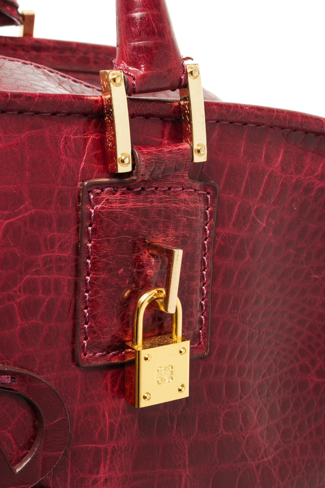 Loewe Maroon Crocodile Amazona 28
