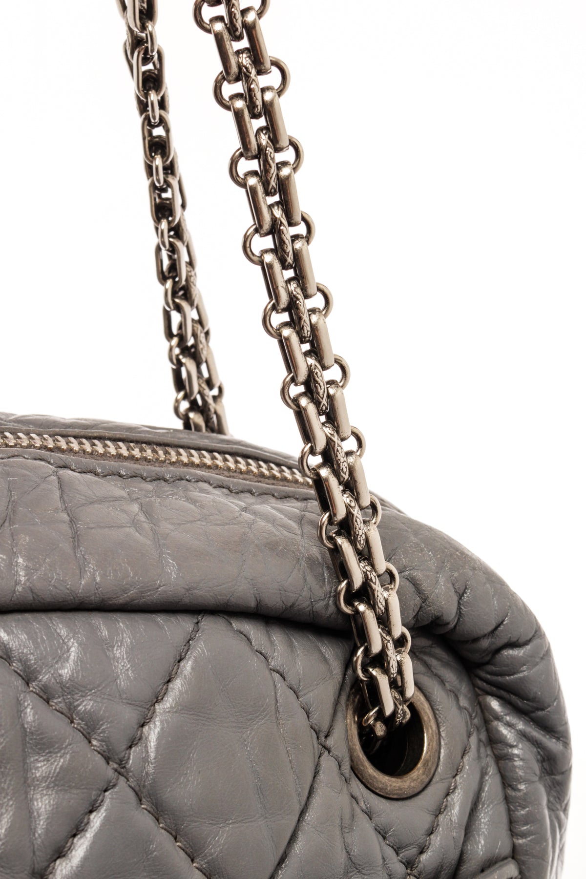 Chanel 2008 Large Reissue Black Lambskin Quilted 2.55 Reissue Camera Bag