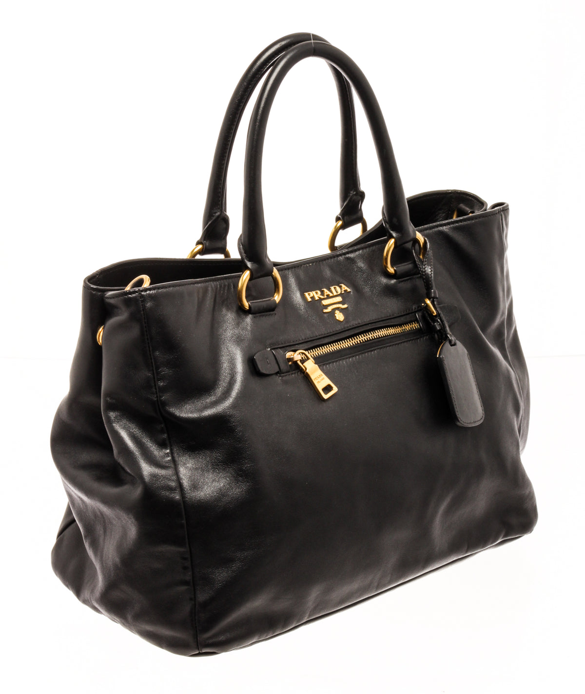 Prada Black Calfskin Tote