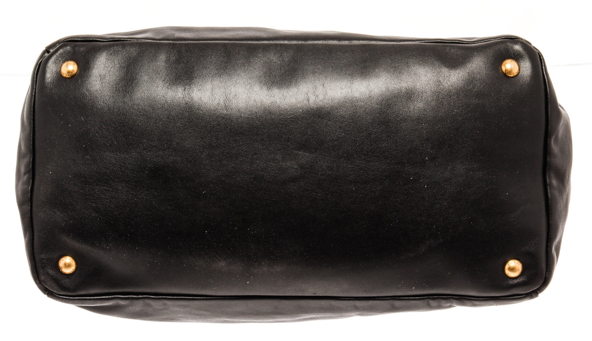Prada Black Calfskin Tote