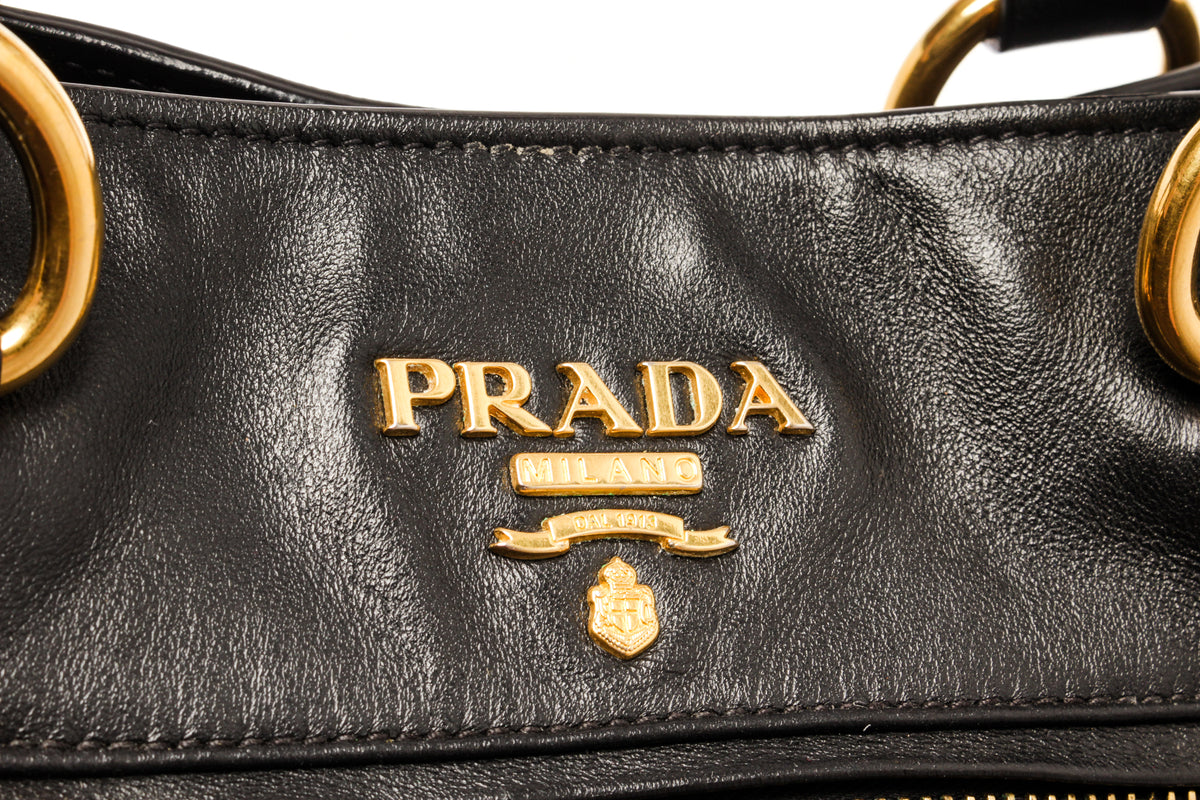 Prada Black Calfskin Tote