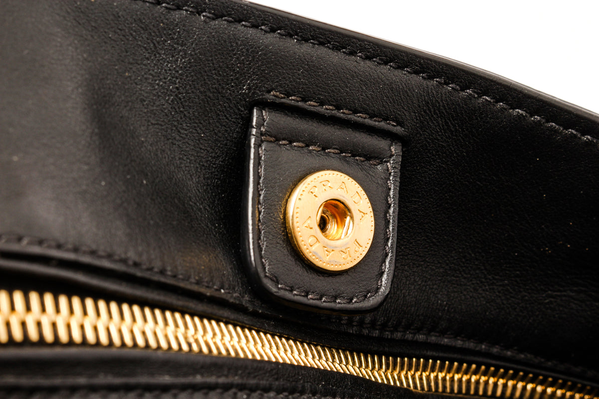 Prada Black Calfskin Tote