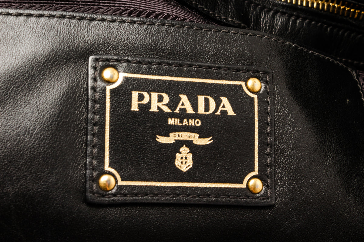 Prada Black Calfskin Tote