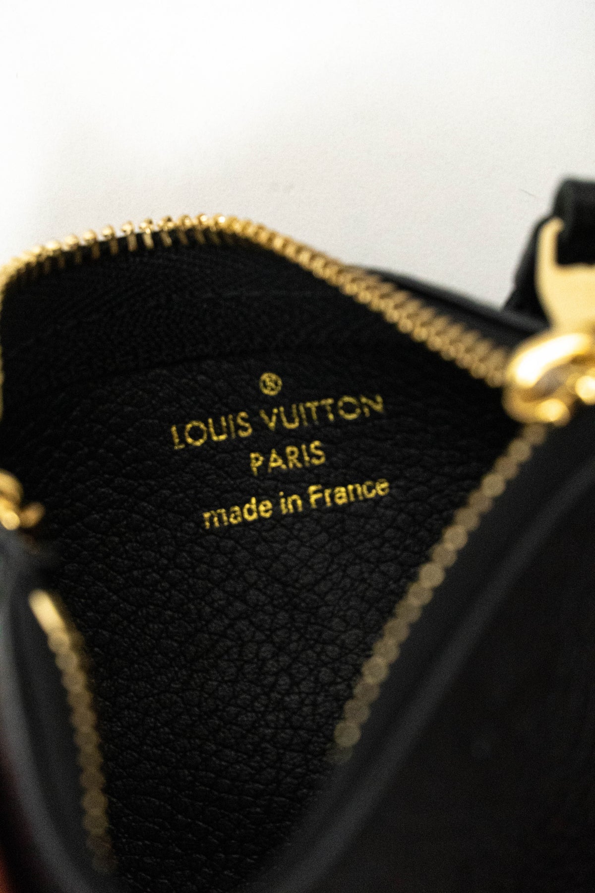 Louis Vuitton Empreinte Monogram Giant Key Pouch Black