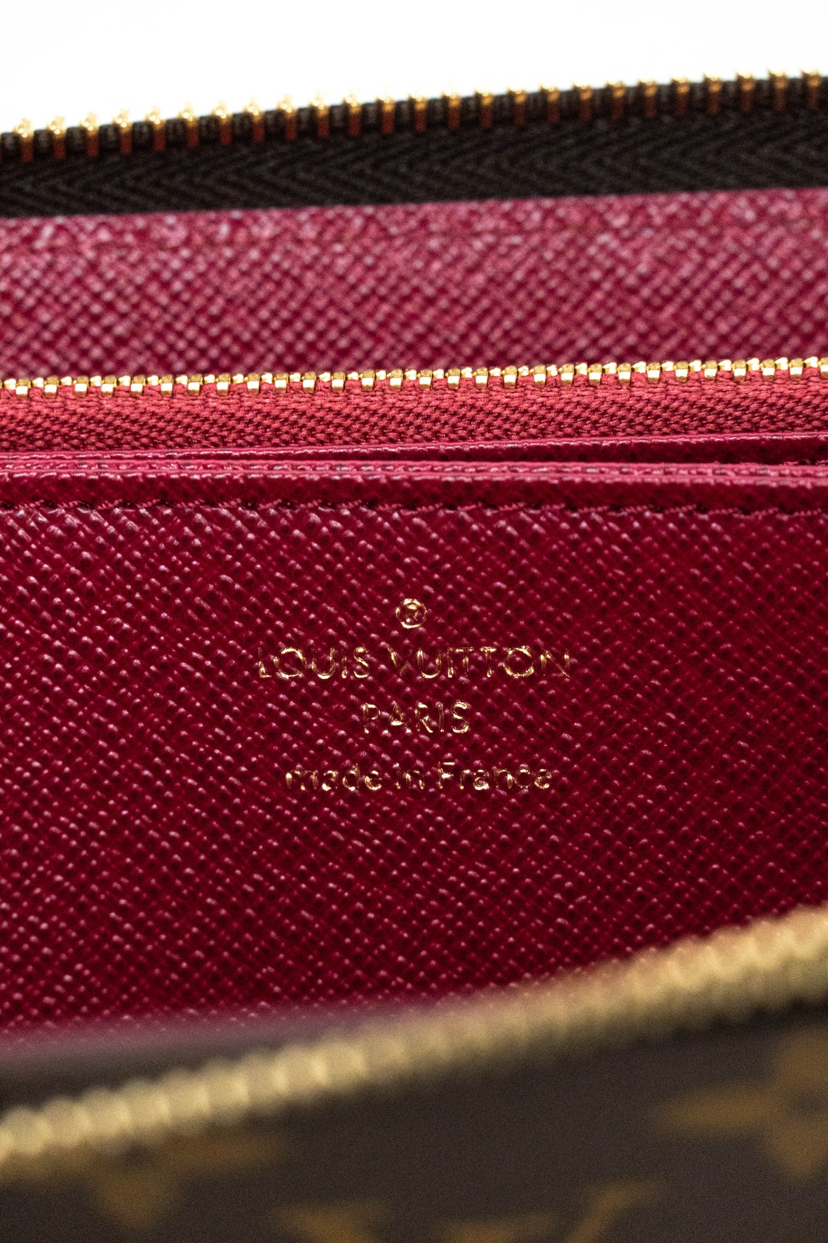 Louis Vuitton Monogram Zippy Wallet Fuchsia