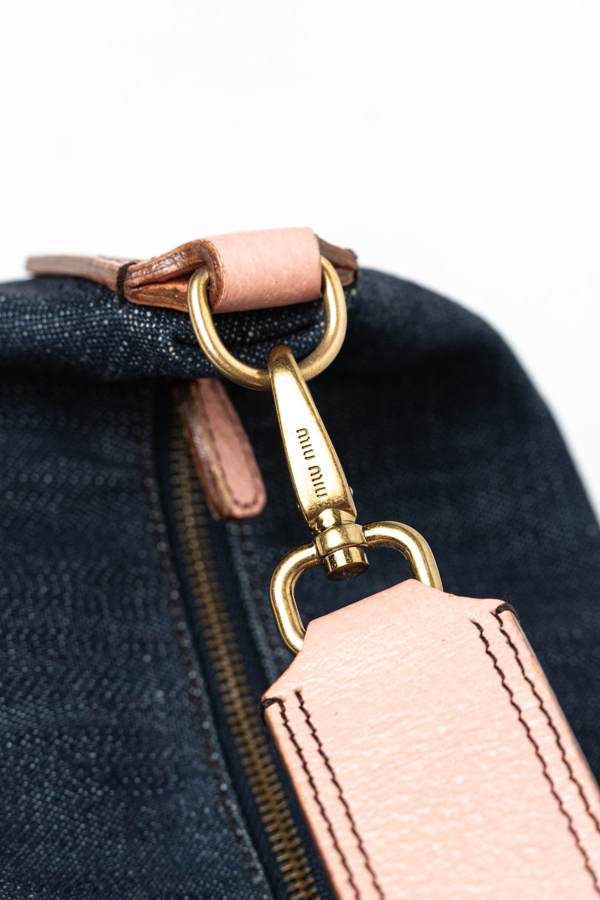 Y2K 2000's Miu Miu Denim Handbag