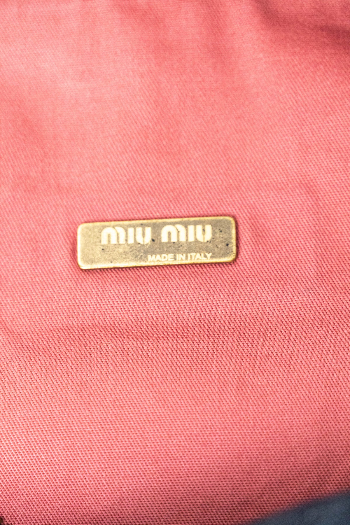 Y2K 2000's Miu Miu Denim Handbag