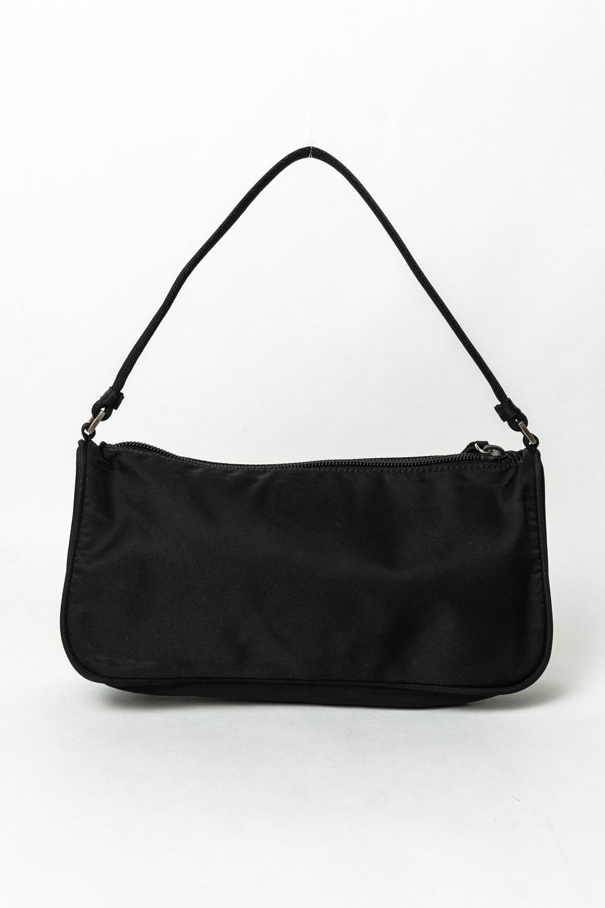 Prada Tessuto Nylon Pochette Bag Black