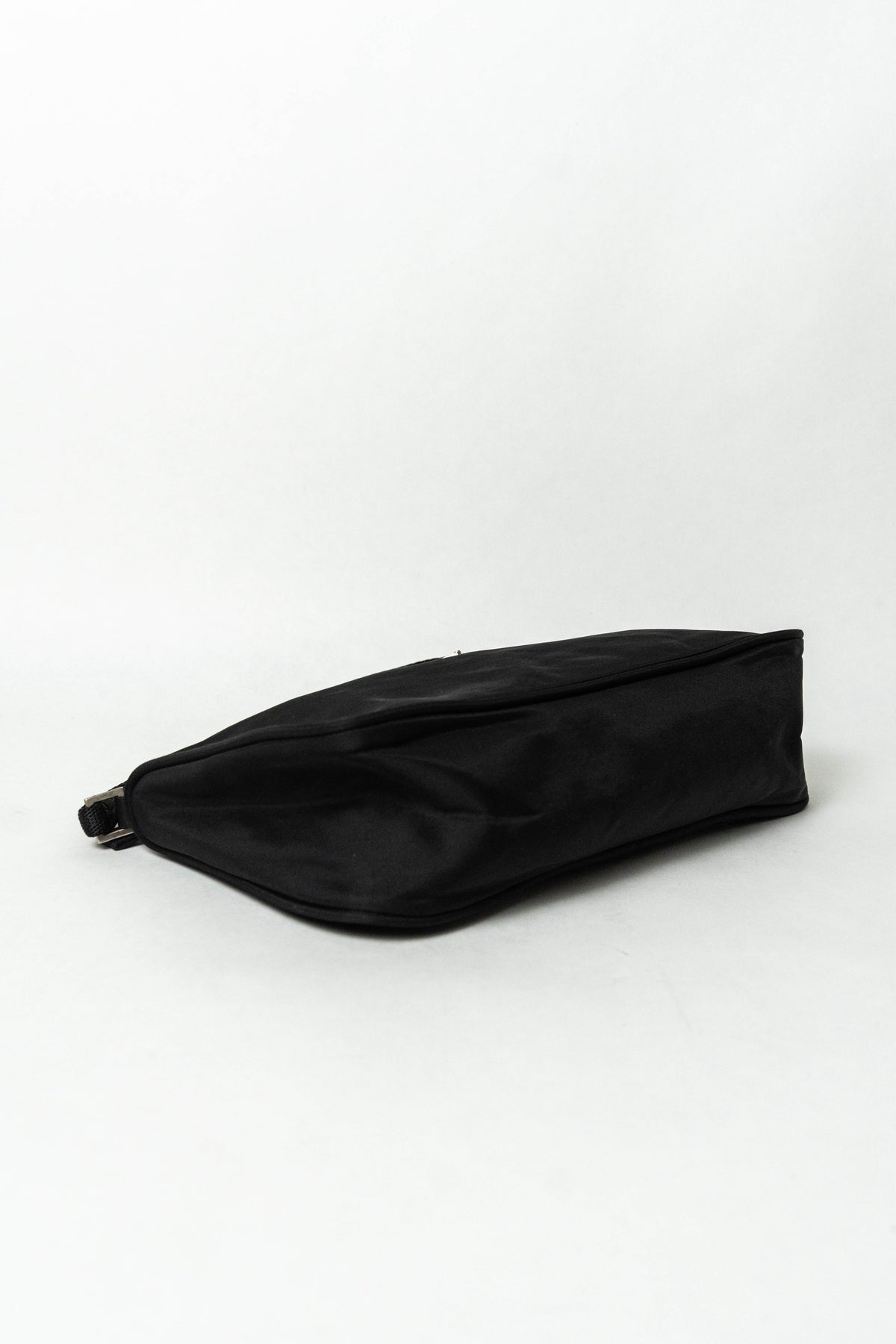 Prada Tessuto Nylon Pochette Bag Black