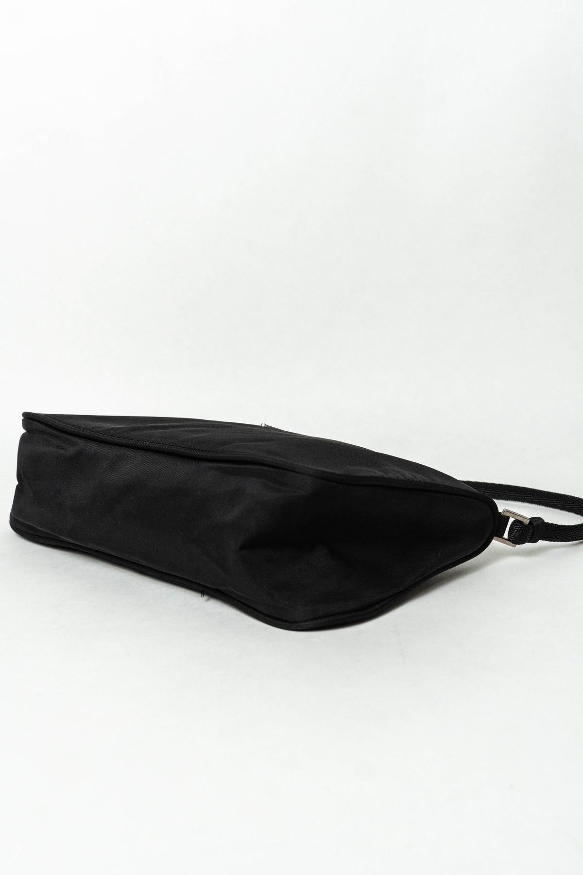 Prada Tessuto Nylon Pochette Bag Black